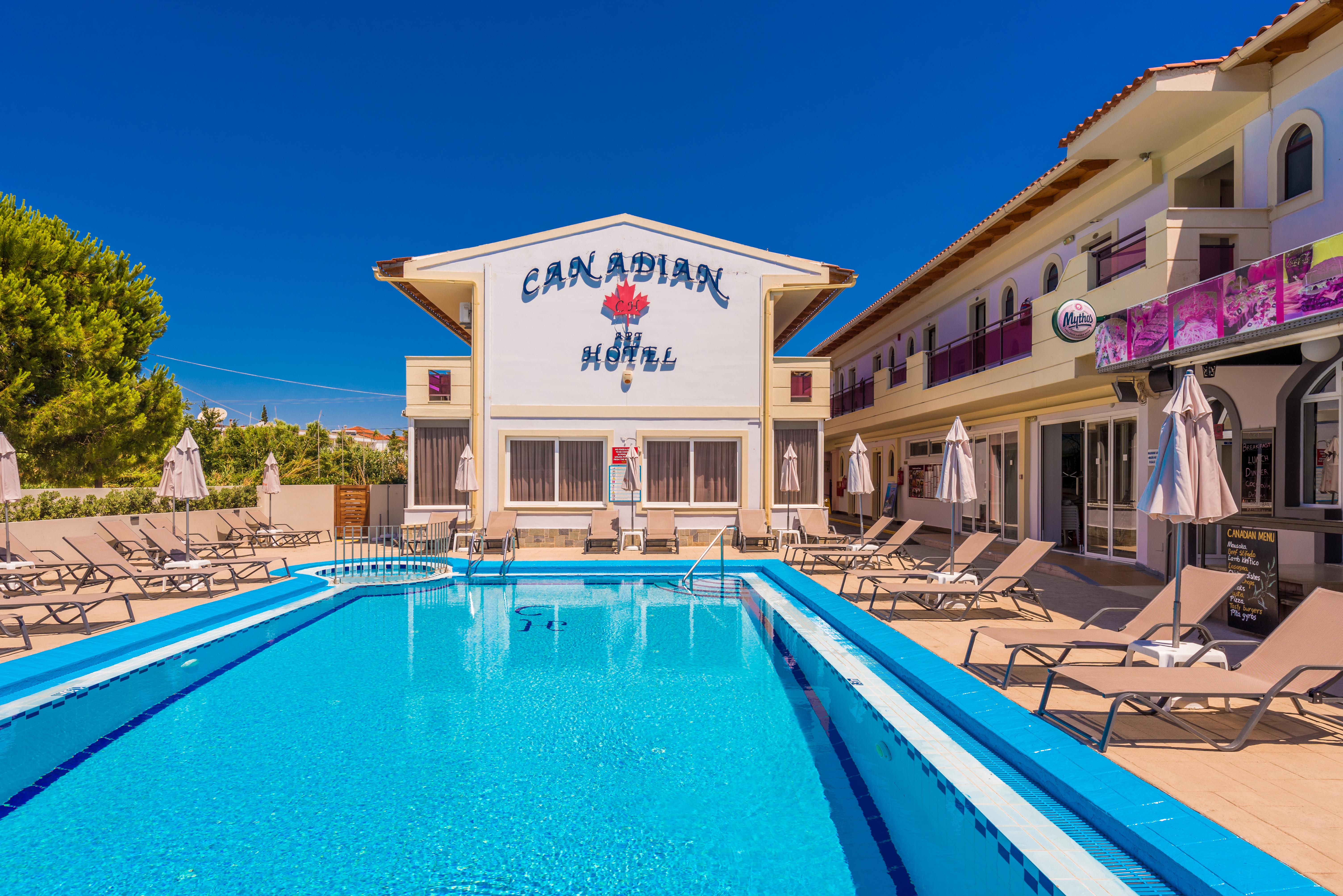 Canadian Hotel Laganás Eksteriør bilde