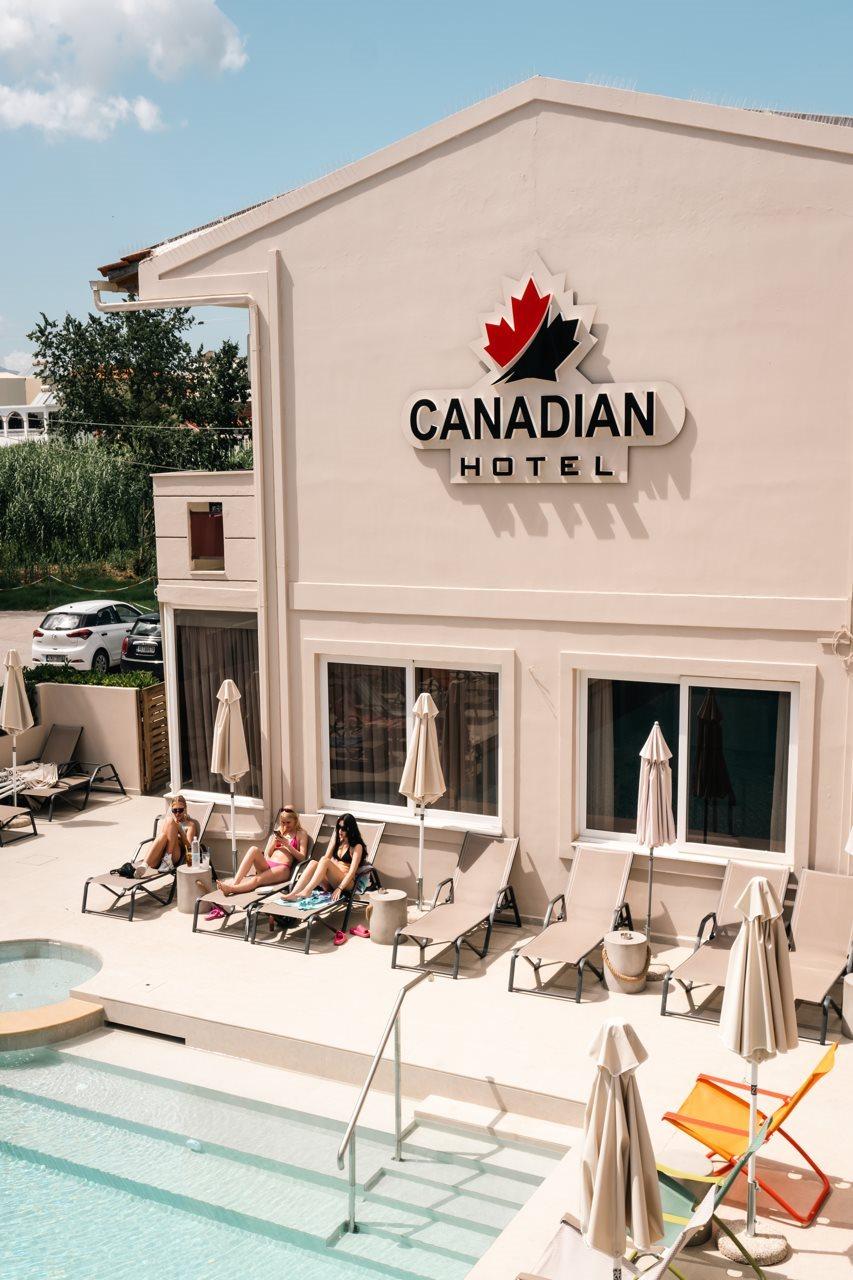Canadian Hotel Laganás Eksteriør bilde